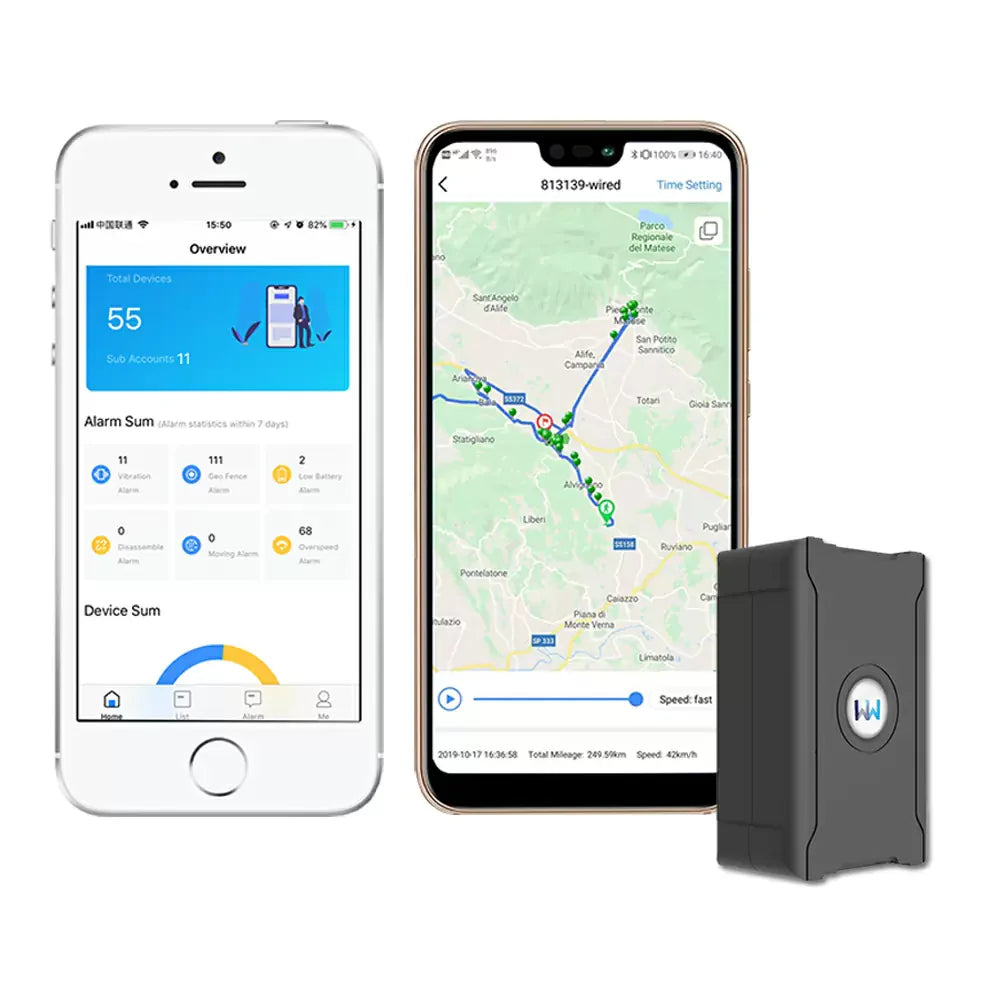 S204G - Wireless, Rechargeable, Long Standby Time, 4G Mini Magnetic GPS Tracker for Vehicles, Assets & People tracking