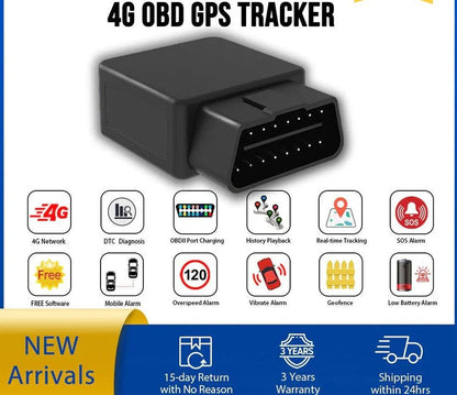 4G OBD Tracker (plug and play)